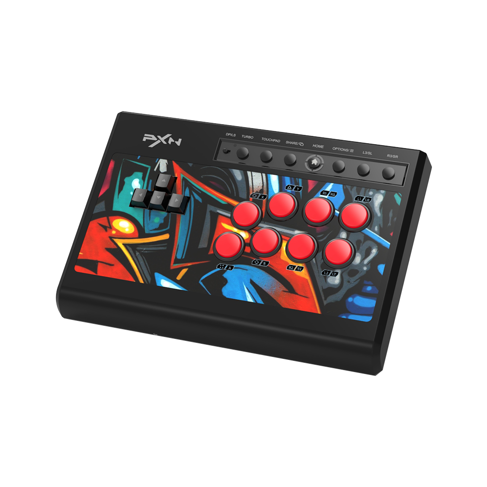 PXN-X8 Gaming Keyboard Controller Black Arcade Fighting Box USB Style PC  Android PS3 PS4 Xbox One