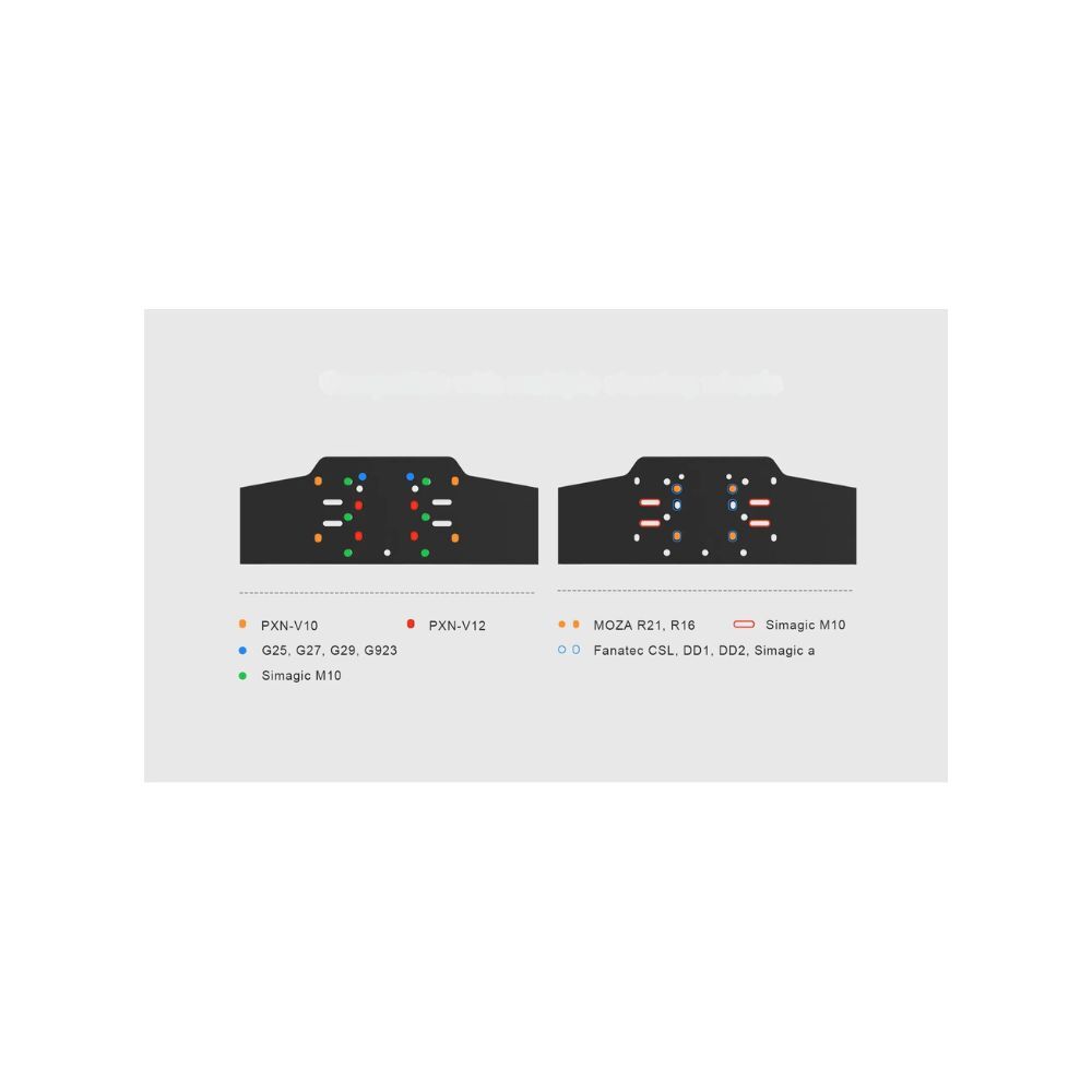 PXN A12 Premium Steel Triple Screen Racing Frame and Bucket