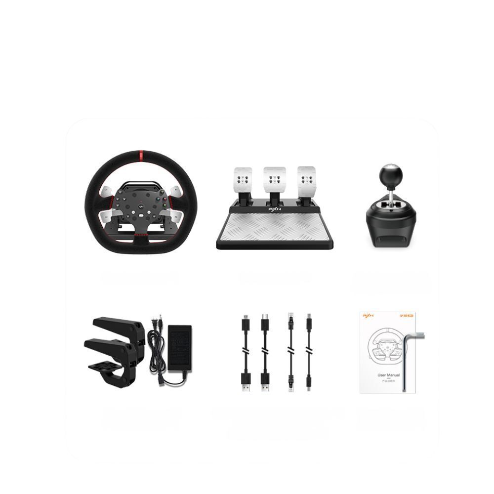 PXN V10 Force Feedback Racing Wheel Multi-Platform