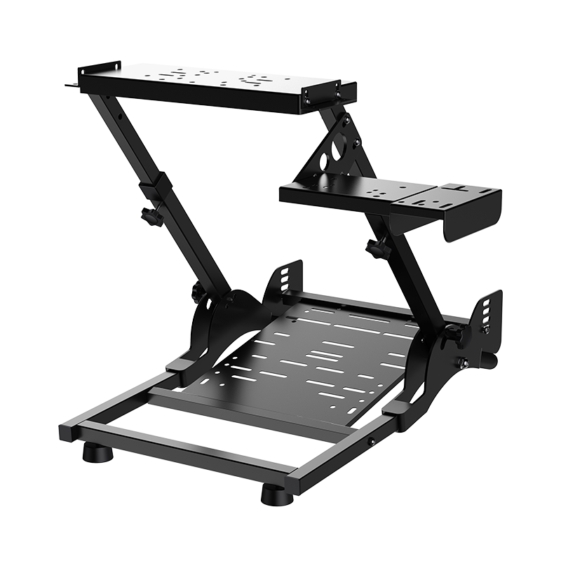 PXN-A10 Foldable and Adjustable Racing Sim Frame Black