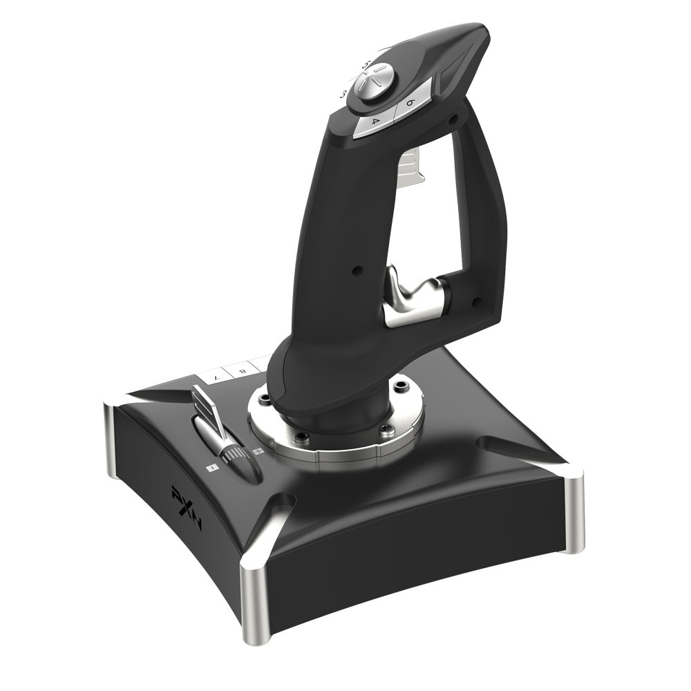 PXN-2119PRO Black Wired Flight Stick PC Consoles Joystick Controller for Flight Simulation Games