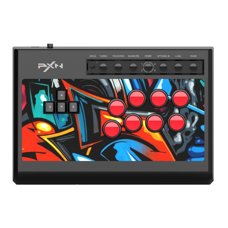 PXN-X8 Gaming Keyboard Controller Black Arcade Fighting Box USB Style PC  Android PS3 PS4 Xbox One