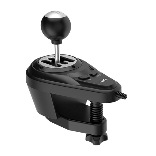 PXN-A7 6 1 H-Pattern Racing Gear Shifter for PC PS4 PS5 Xbox Table Clamp Multi-Interface Black