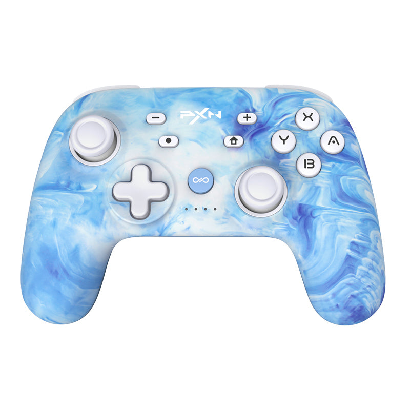 PXN P50S Wireless Controller Stardust Pink for Switch 1 and 2 PC Phones with Gyro NFC Macro Buttons