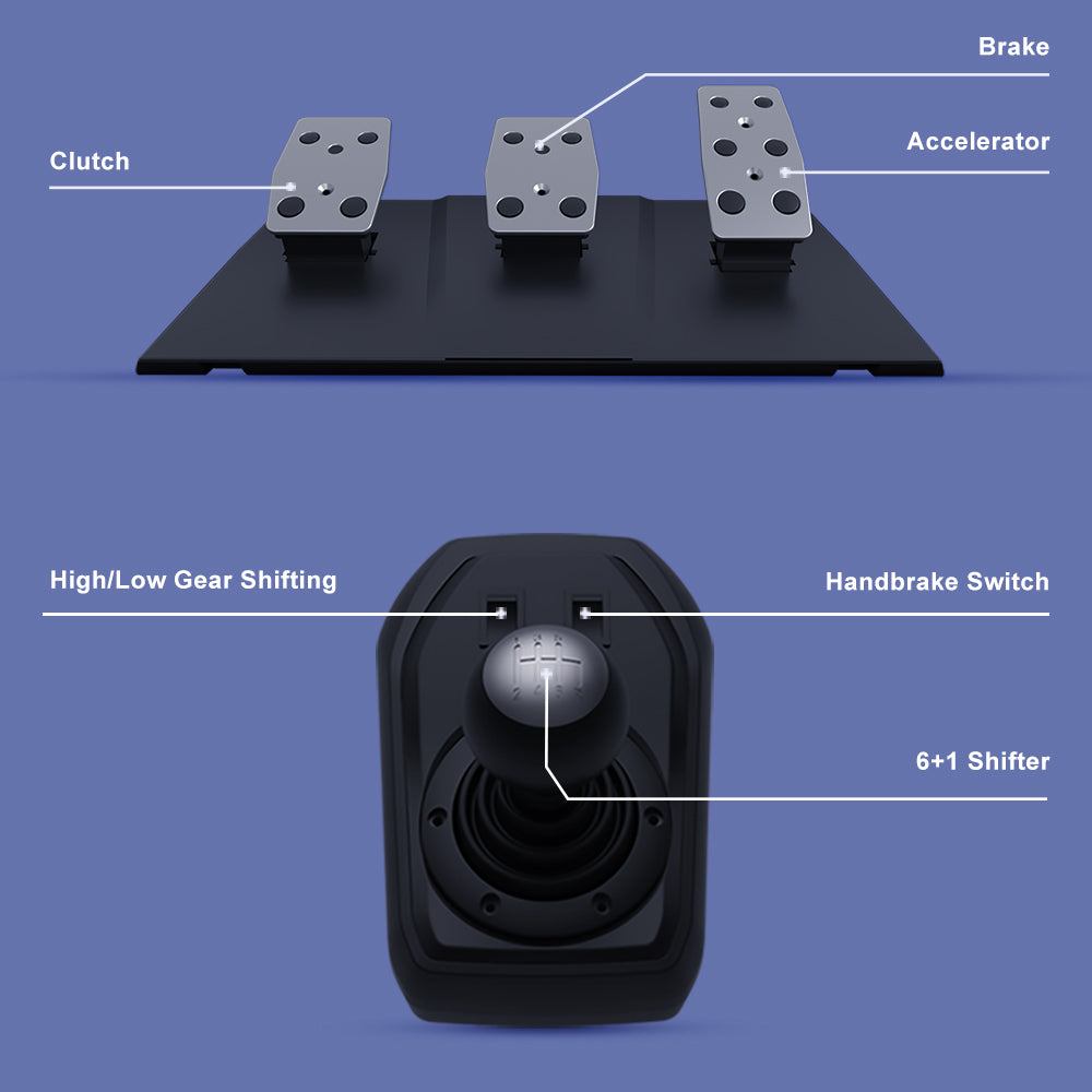 PXN V9 Racing Wheel Switch 1 2 PS4 Xbox Series X S PC 270 900 Rotate Shifter Pedals Vibrate App