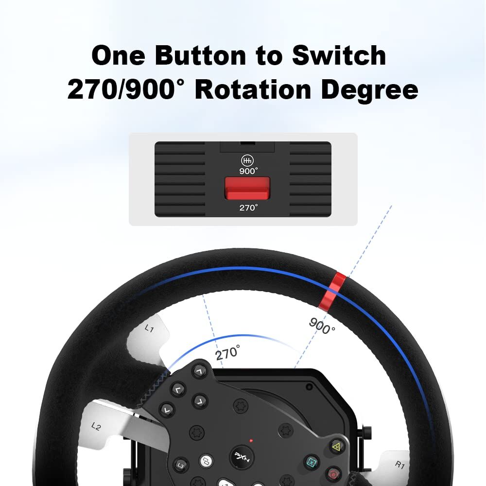 PXN V10 Force Feedback Racing Wheel - Multi-Platform