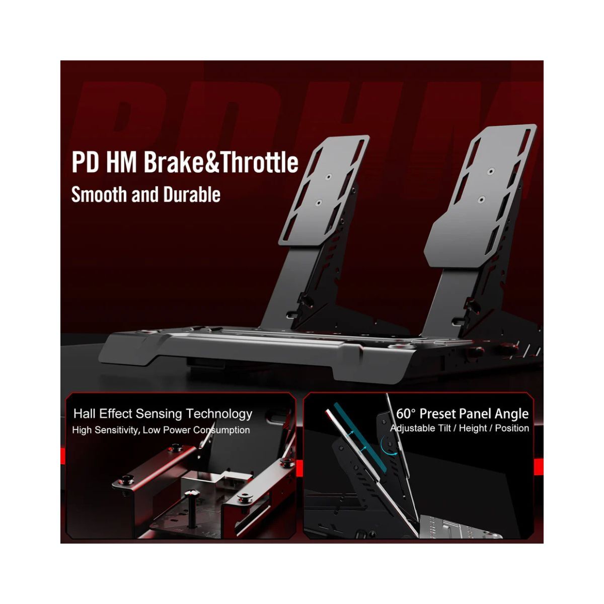 PXN VD4 Bundle F Direct Drive Racing Wheel with 4Nm Torque Pedals and LED RPM for PC Sim Racing