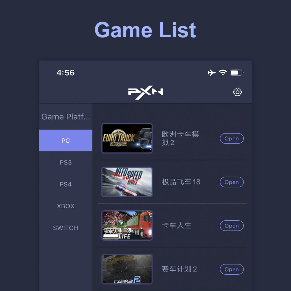 PXN V9 Racing Wheel Switch 1 2 PS4 Xbox Series X S PC 270 900 Rotate Shifter Pedals Vibrate App