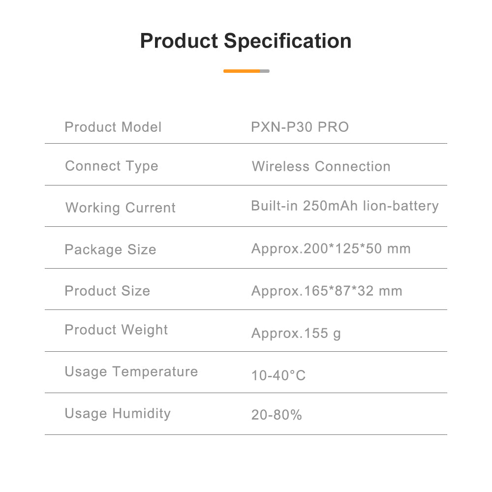 PXN-P30PRO Wireless Mobile Game Controller for Andriod Or iOS