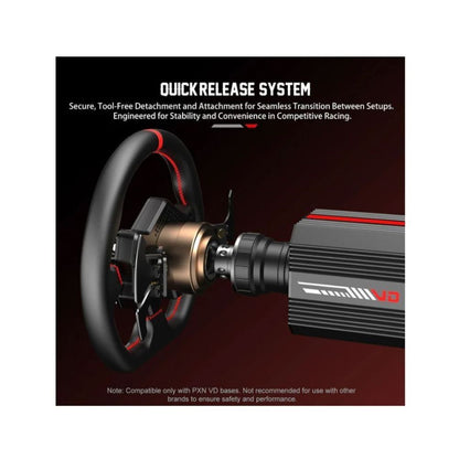 PXN VD10 WDS R2 Direct Drive Racing Wheel 10Nm Torque with LED RPM Display and Alloy Paddle Shifters for PC