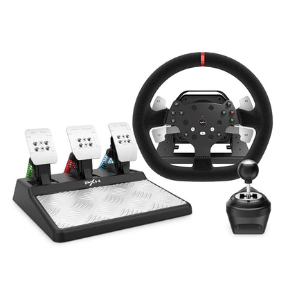 PXN V10 3-in-1 Detachable Force Feedback Racing Wheel with 900 Degree Switch Button, Dual Paddle Shifters for PS5, PS4, Xbox Series & PC Gaming