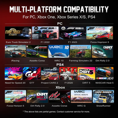 PXN V10 Ultra Direct Drive Racing Wheel Bundle 3.2Nm Torque with Pedals