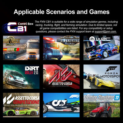 PXN CB1 Programmable Control Box Black For PC