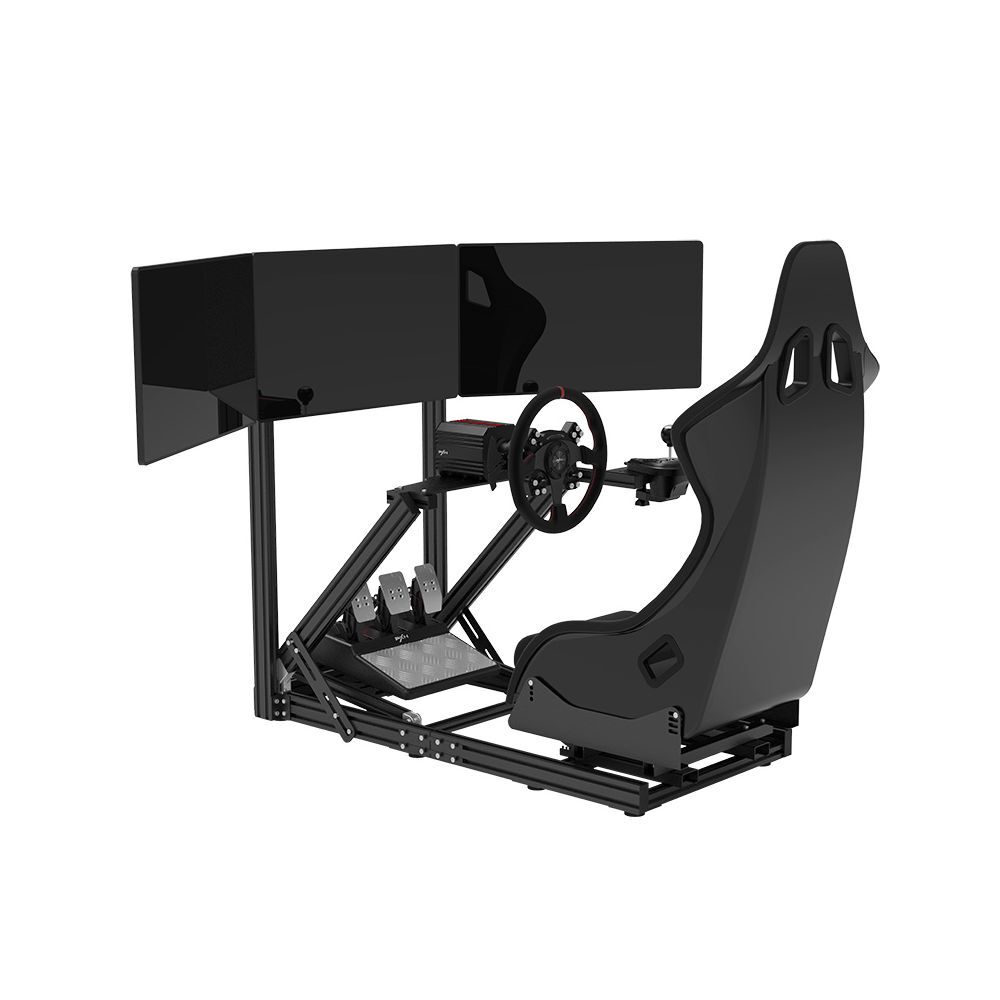 PXN A12 Premium Steel Triple Screen Racing Frame and Bucket Seat