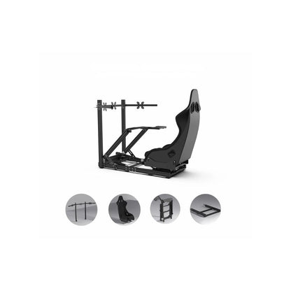 PXN A12 Premium Steel Triple Screen Racing Frame and Bucket Seat