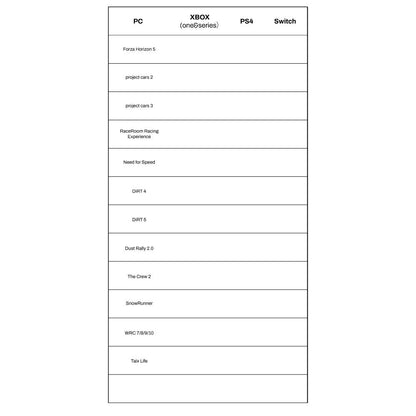 PXN V3 Pro Racing Wheel Switch 1 2 PC PS4 Xbox One Series X S Vibrate Pedals Clamp 180 Degree Rotate