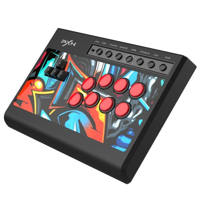 PXN-X8 Gaming Keyboard Controller - Black Arcade Fighting Box, USB Style for PC, Android, PS3, PS4, Xbox One/Series