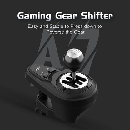 PXN V10 3-in-1 Racing Wheel with 9000 Feedback Adjustable Pedals for PS5 PC