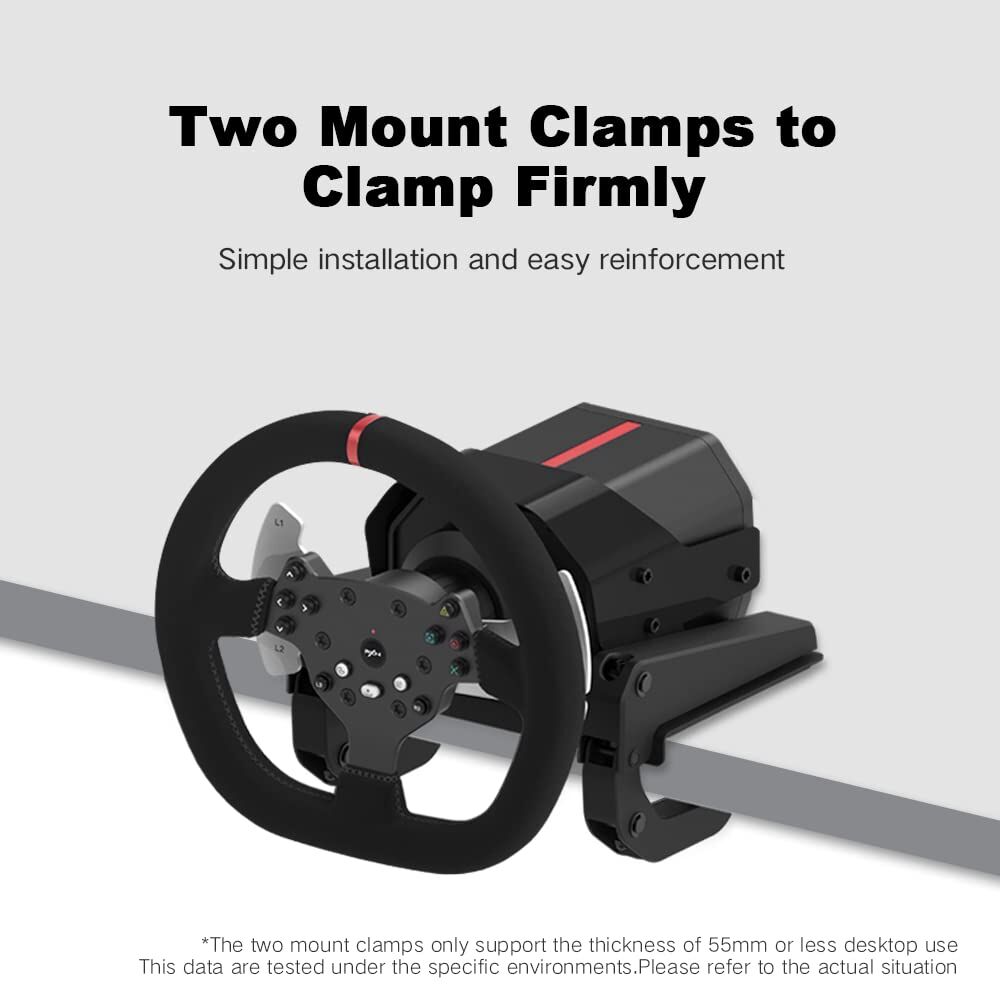 PXN V10 3-in-1 Racing Wheel with 9000 Feedback Adjustable Pedals for PS5 PC