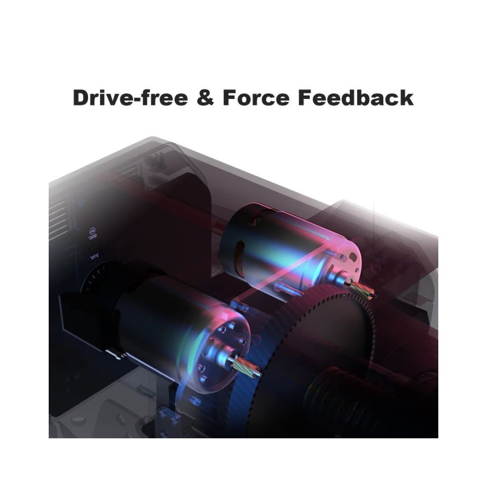 PXN V10 3-in-1 Racing Wheel with 9000 Feedback Adjustable Pedals for PS5 PC