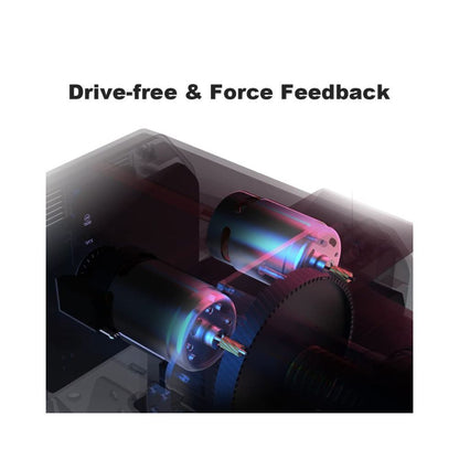 PXN V10 3-in-1 Racing Wheel with 9000 Feedback Adjustable Pedals for PS5 PC