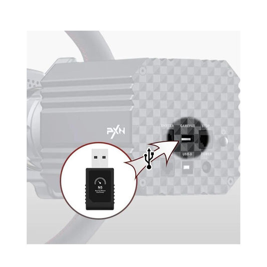 PXN V99 Racing Simulation Set Force Feedback Wheel 6 in 1 Gear Stick Adjustable Pedals PC PS3 PS4