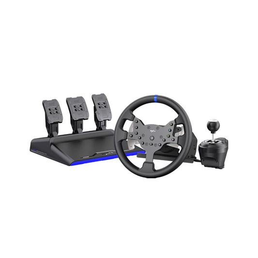 PXN V99 Racing Simulation Set Force Feedback Wheel 6 in 1 Gear Stick Adjustable Pedals PC PS3 PS4