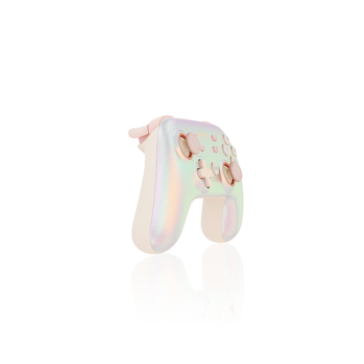 PXN P50S Wireless Controller Stardust Pink for Switch 1 and 2 PC Phones with Gyro NFC Macro Buttons