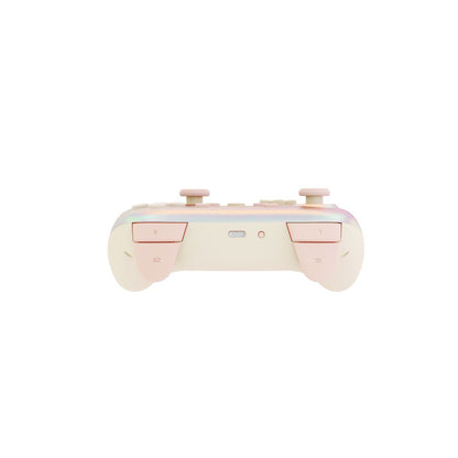 PXN P50S Wireless Controller Stardust Pink for Switch 1 and 2 PC Phones with Gyro NFC Macro Buttons