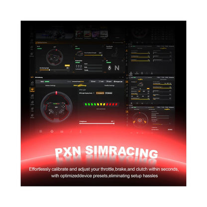 PXN VD4 Bundle F Direct Drive Racing Wheel with 4Nm Torque Pedals and LED RPM for PC Sim Racing