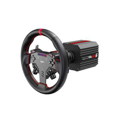 PXN VD6 Racing Wheel and Pedals Bundle 6Nm Direct Drive with Clamp for PC Sim Racing Setup