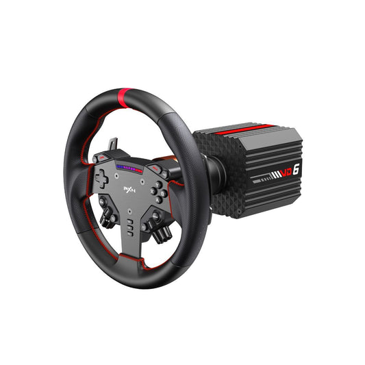 PXN VD6 Racing Wheel and Pedals Bundle 6Nm Direct Drive with Clamp for PC Sim Racing Setup