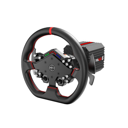 PXN VD6 Direct Drive Racing Wheel and W DS R2 Steering Module with Pedals Bundle for PC