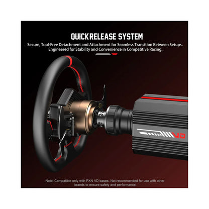 PXN VD10 WDS R2 Direct Drive Racing Wheel 10Nm Torque with LED RPM Display and Alloy Paddle Shifters for PC