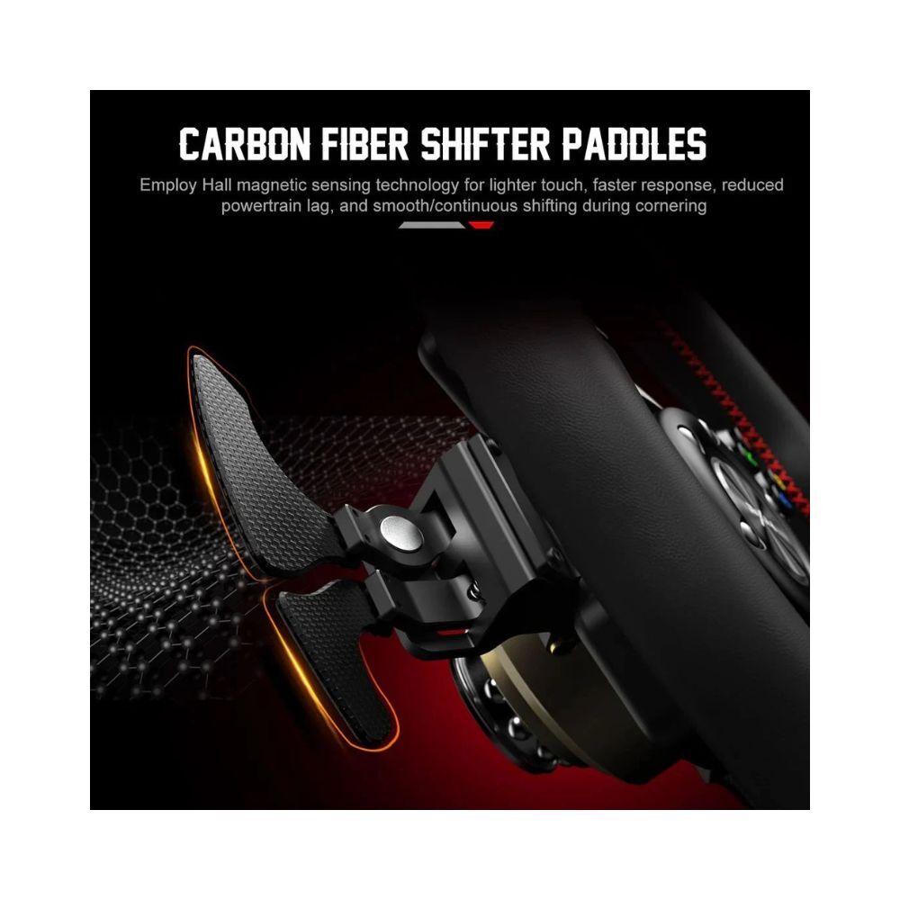 PXN WCS R2 330mm Leather Racing Wheel with LED RPM Display