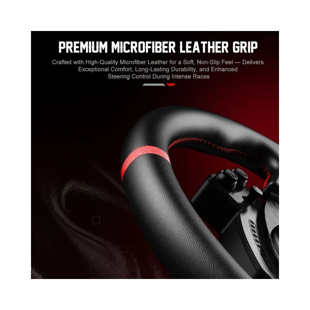 PXN WCS R2 330mm Leather Racing Wheel with LED RPM Display