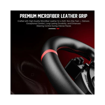 PXN WCS R2 330mm Leather Racing Wheel with LED RPM Display