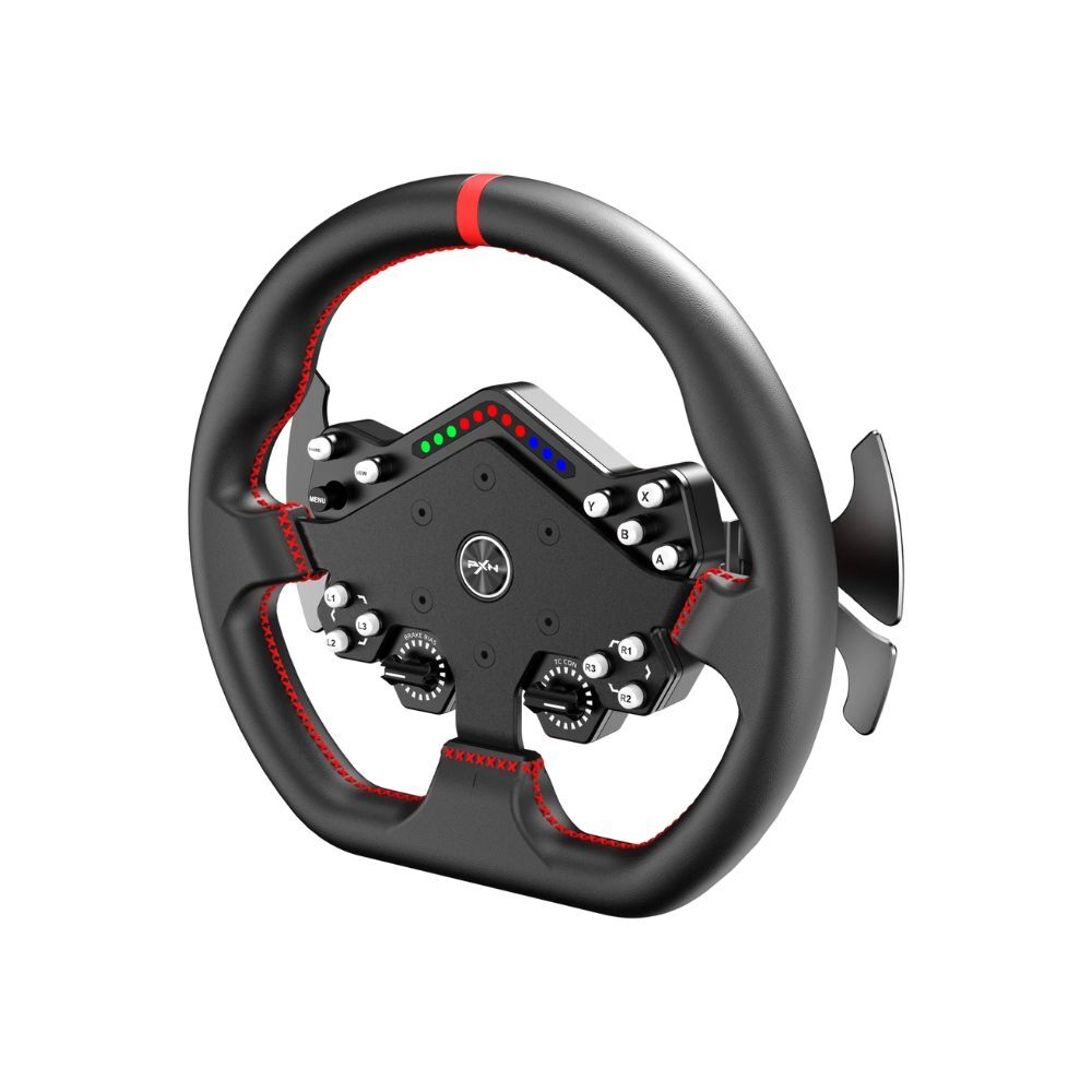 PXN WDS R2 300mm Racing Steering Wheel with LED RPM and Quick Release
