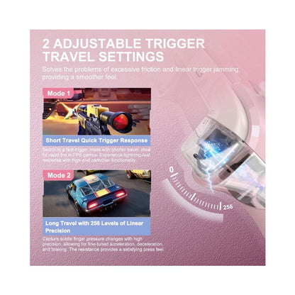 PXN P5 Wireless Gaming Controller 1000Hz Hall for PC Switch iOS Android Pink