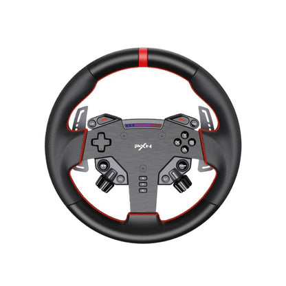 PXN VD6 Direct Drive Racing Simulator Bundle with 280 mm Wheel and 2 Pedal Set for PC