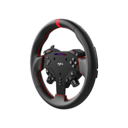 PXN VD6 Direct Drive Racing Simulator Bundle with 280 mm Wheel and 2 Pedal Set for PC