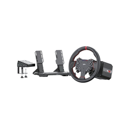 PXN VD6 Direct Drive Racing Simulator Bundle with 280 mm Wheel and 2 Pedal Set for PC