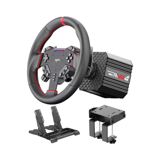 PXN VD4 Direct Drive Racing Wheel Bundle 4Nm 280mm Wheel Z8 Pedals PC