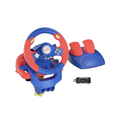 PXN V2 WL Gaming Racing Wheel Wireless USB Multi Platform Pedals Blue