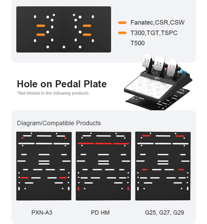 PXN-A10 Foldable and Adjustable Racing Sim Frame